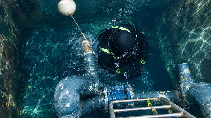 obras y construcciones subacuaticas almeria granada buceo profesional